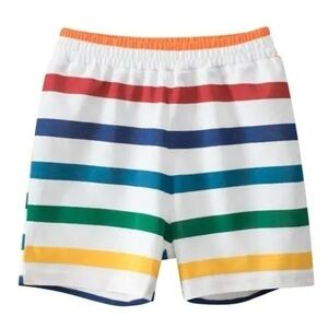 New rainbow striped shorts kids 2T